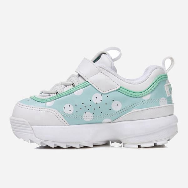 Fila Disruptor 2 Td Girl's Sneakers - White/Green,NZ 657-42968